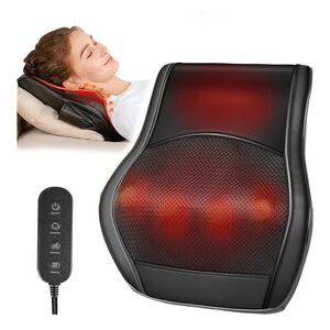 NEW Neck and Back Massager for Pain Relief Deep Tissue with Heat, Shiatsu